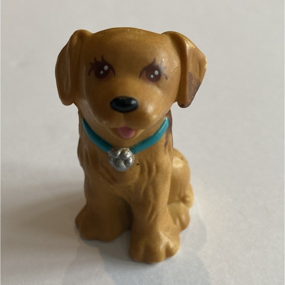 Vtg Littlest Pet Shop: Dog Splash Happy Puppies (1993) Golden Retriever Kenner